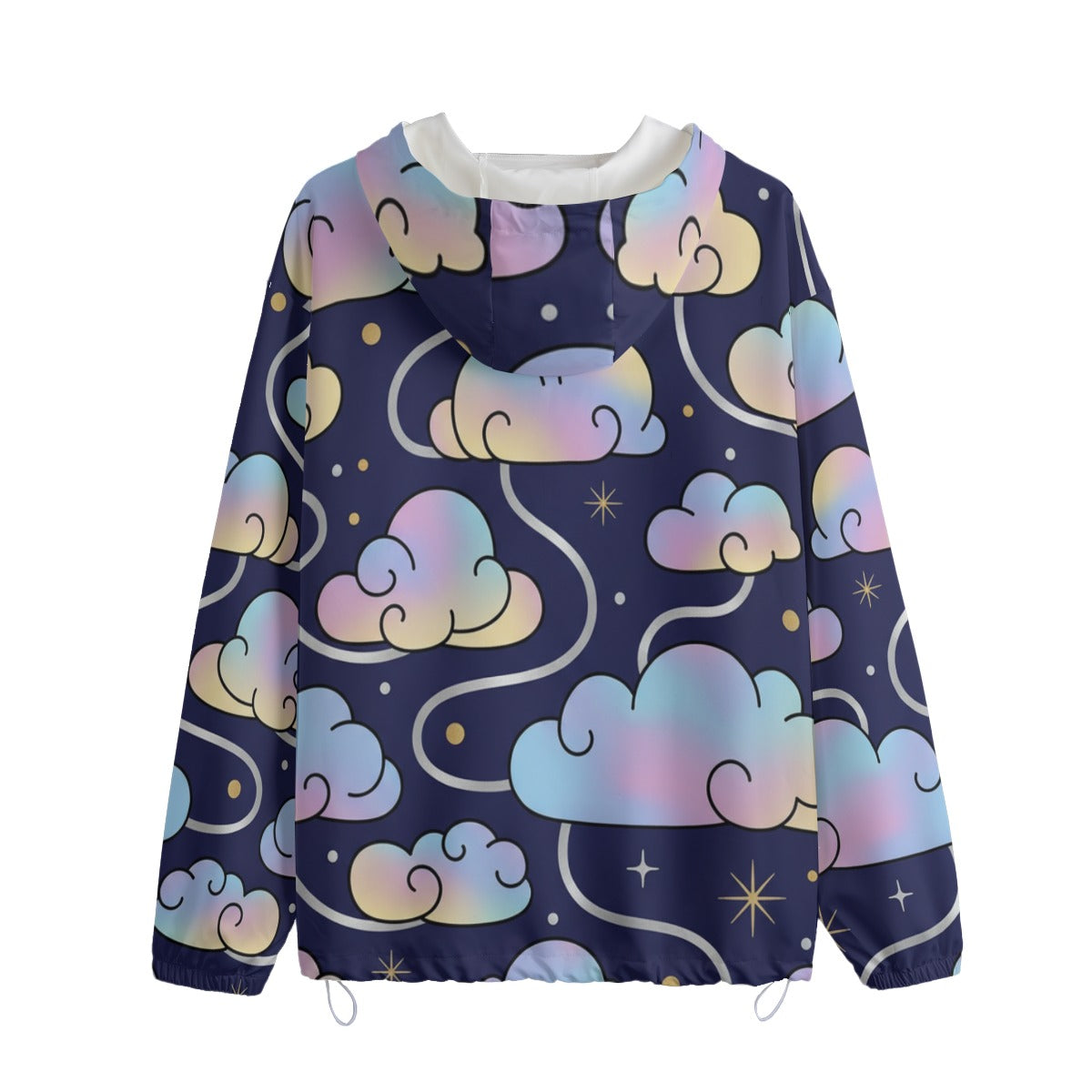 Unisex Pullover Jacket With Zipper Closure