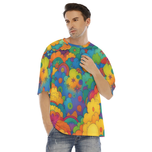 Men's Drop Shoulder T-shirt With Short Sleeve