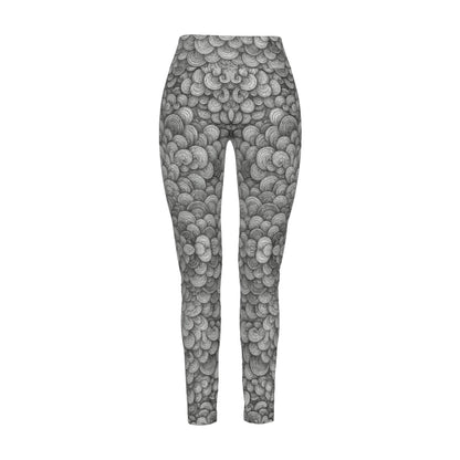 Women's High Waist Leggings | Side Stitch Closure