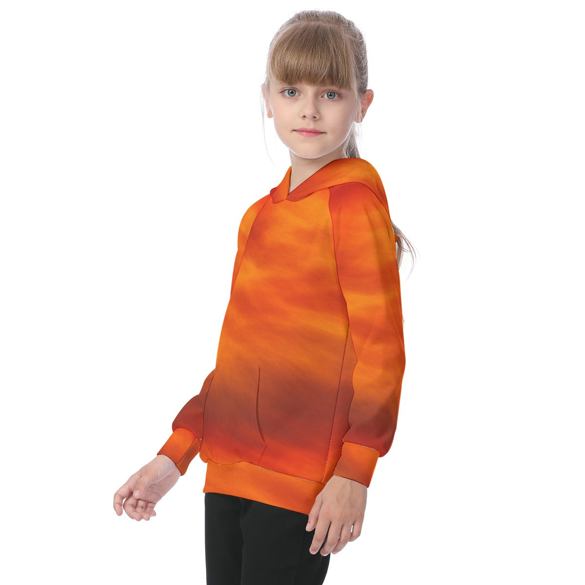 Unisex Kid's Raglan Pullover Hoodie