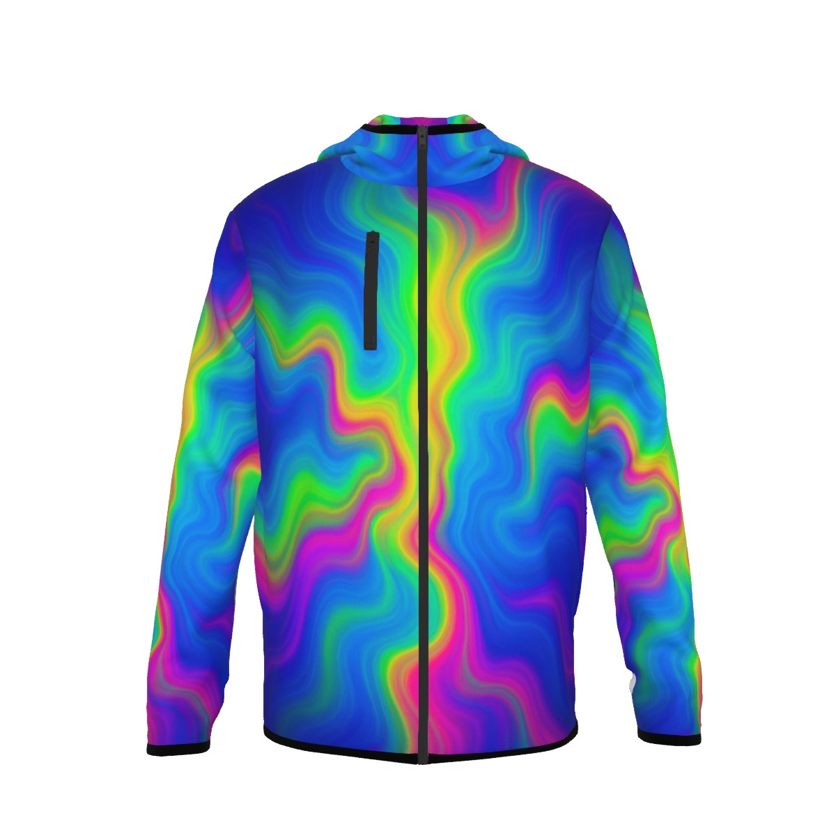 Men's Stylish Hoodie with Thumb Hole Design - view 1