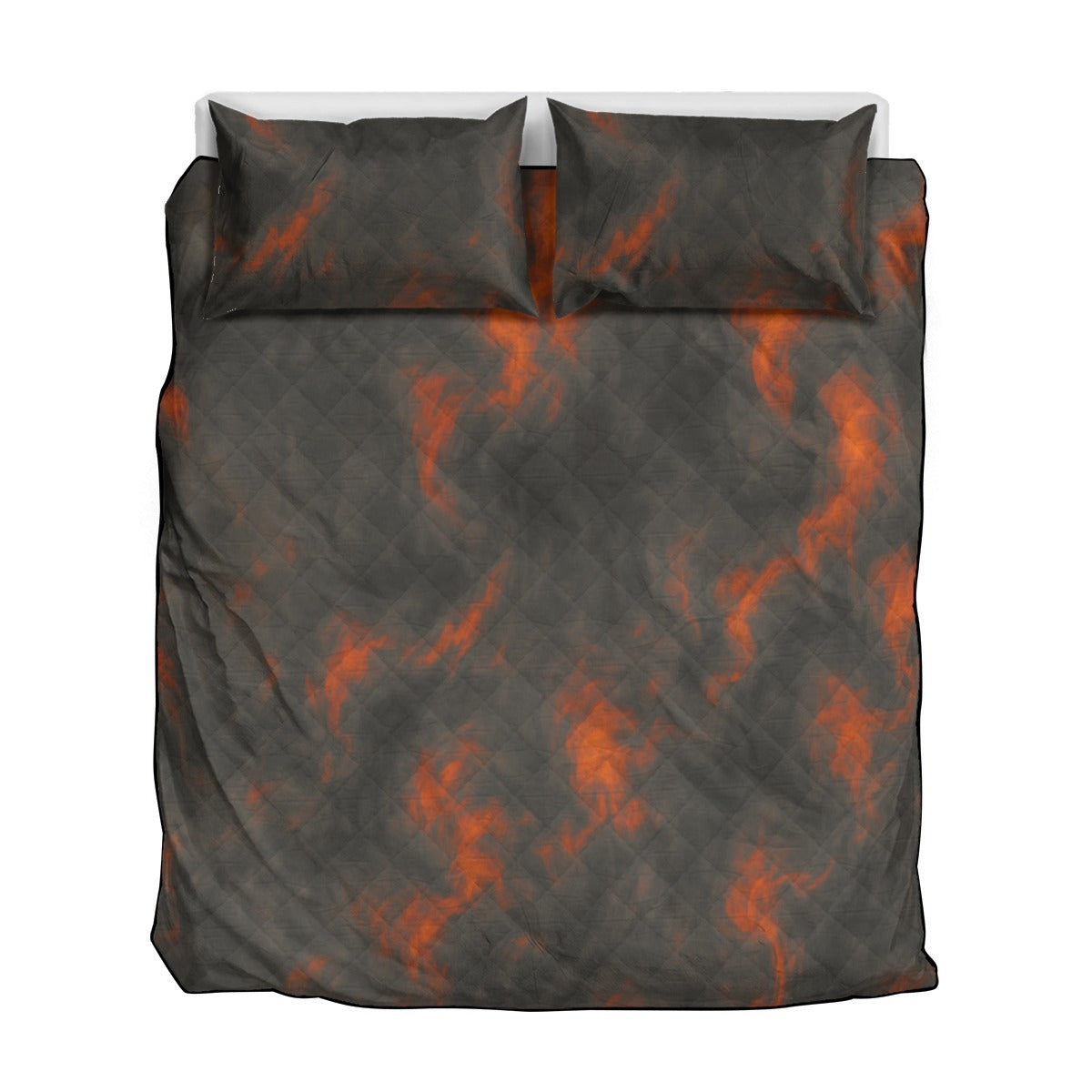 Unisex Quilt & Pillow Cases With Edge-wrapping Strips