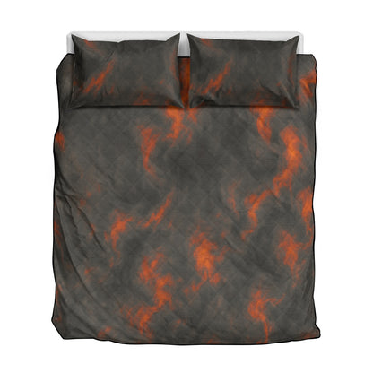 Unisex Quilt & Pillow Cases With Edge-wrapping Strips