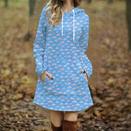 Women's Longline Hoodie Dress