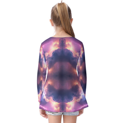 Unisex Kid's Long Sleeve O-neck T-shirt