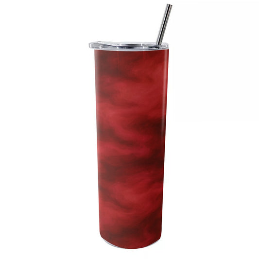 Unisex Glitter Tumbler With Stainless Steel Straw 20oz
