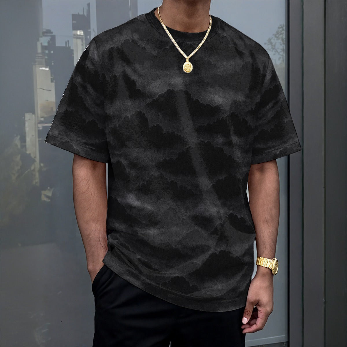 Unisex Drop-shoulder T-shirt|180GSM