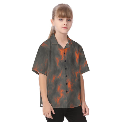 Unisex Kid's Hawaiian Vacation Shirt