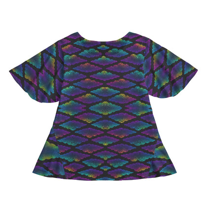 Women's Round Neck T-shirt With Short Sleeve