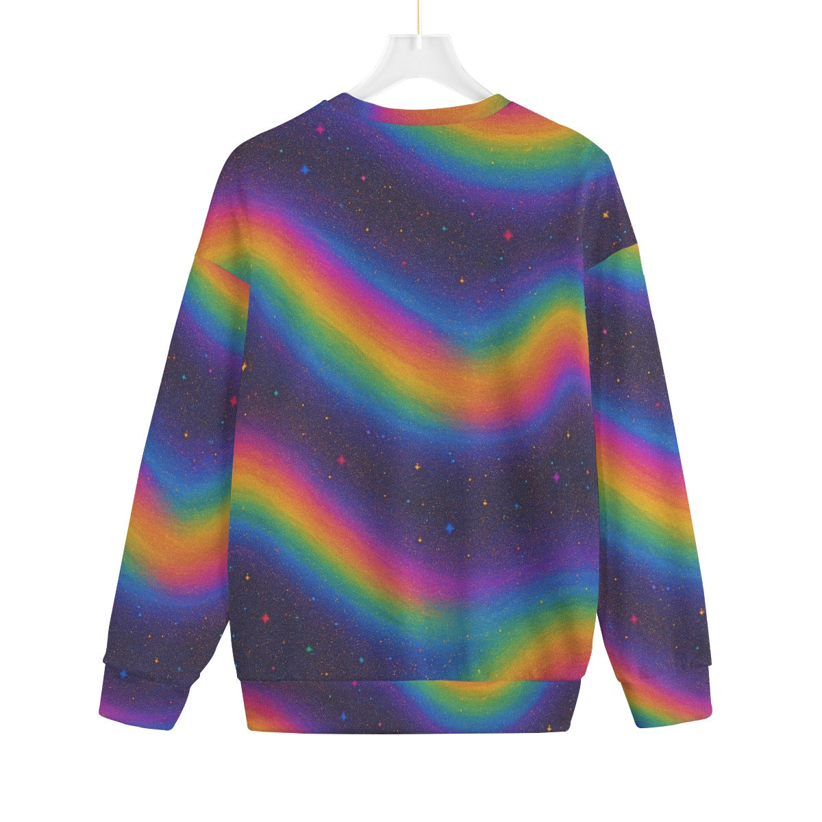 Unisex Drop-shoulder Knitted Fleece Sweater - view 2