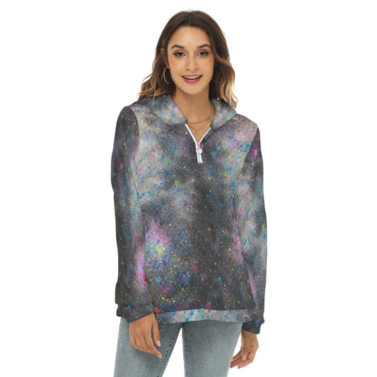 Women’s Borg-Fleece Half-Zip Hoodie - view 1