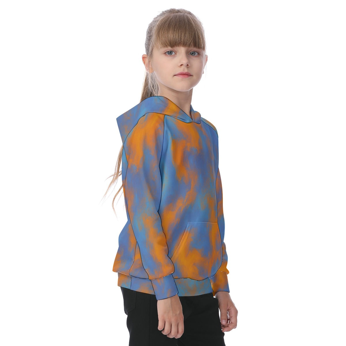 Unisex Kid's Raglan Pullover Hoodie