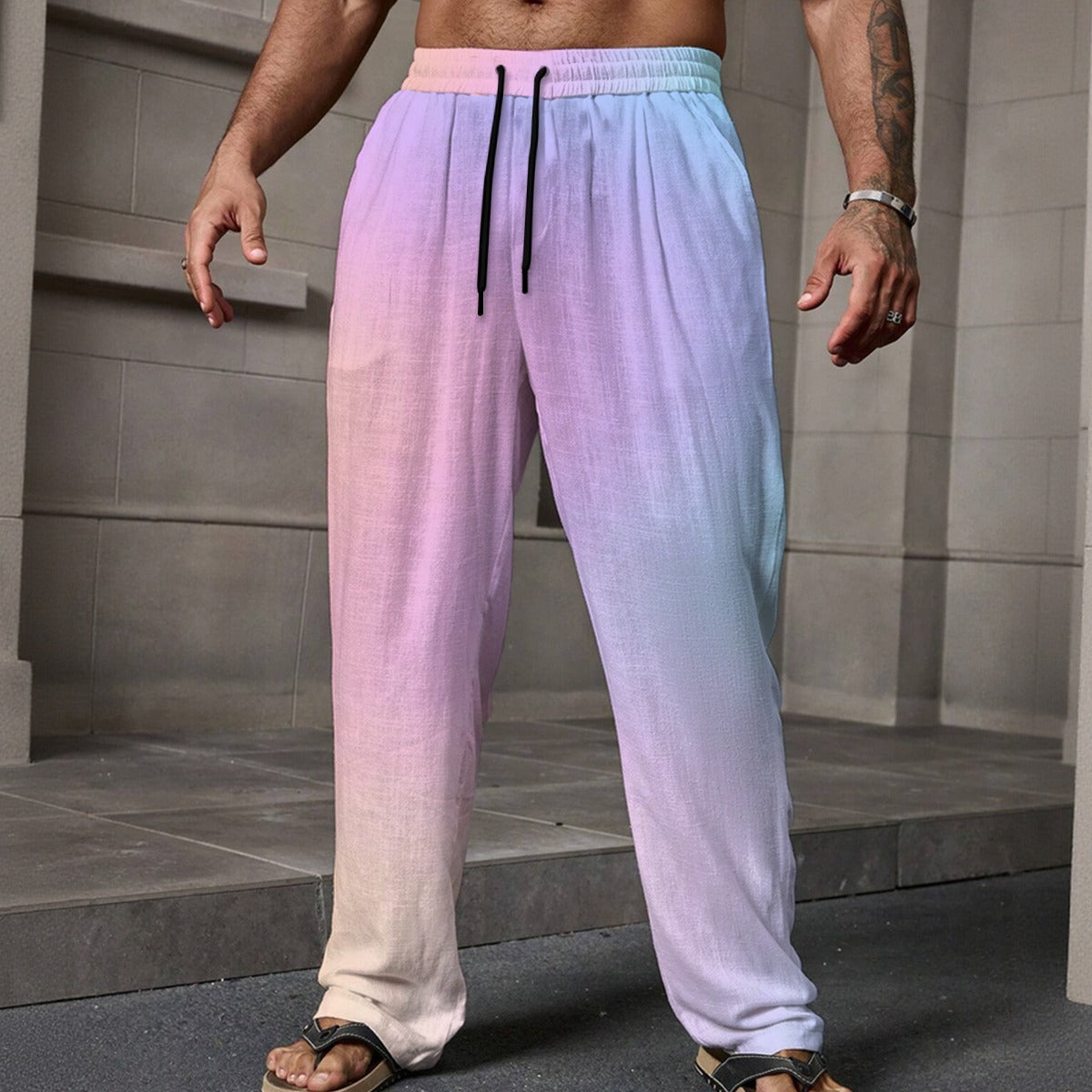 Men's Loose Casual Pants With Pocket