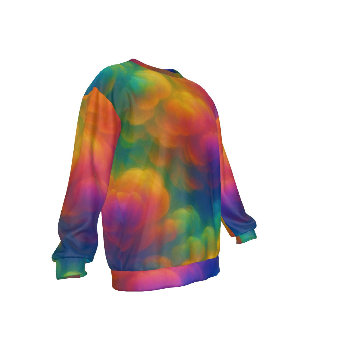 Men's Drop Shoulder Round Neck Long-Sleeved Sweatshirt