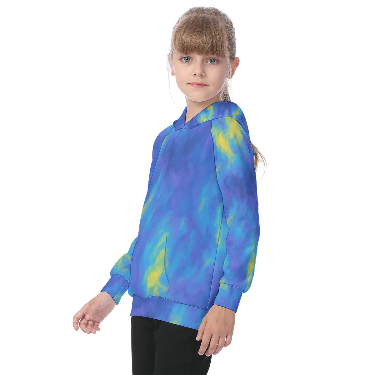 Unisex Kid's Raglan Pullover Hoodie