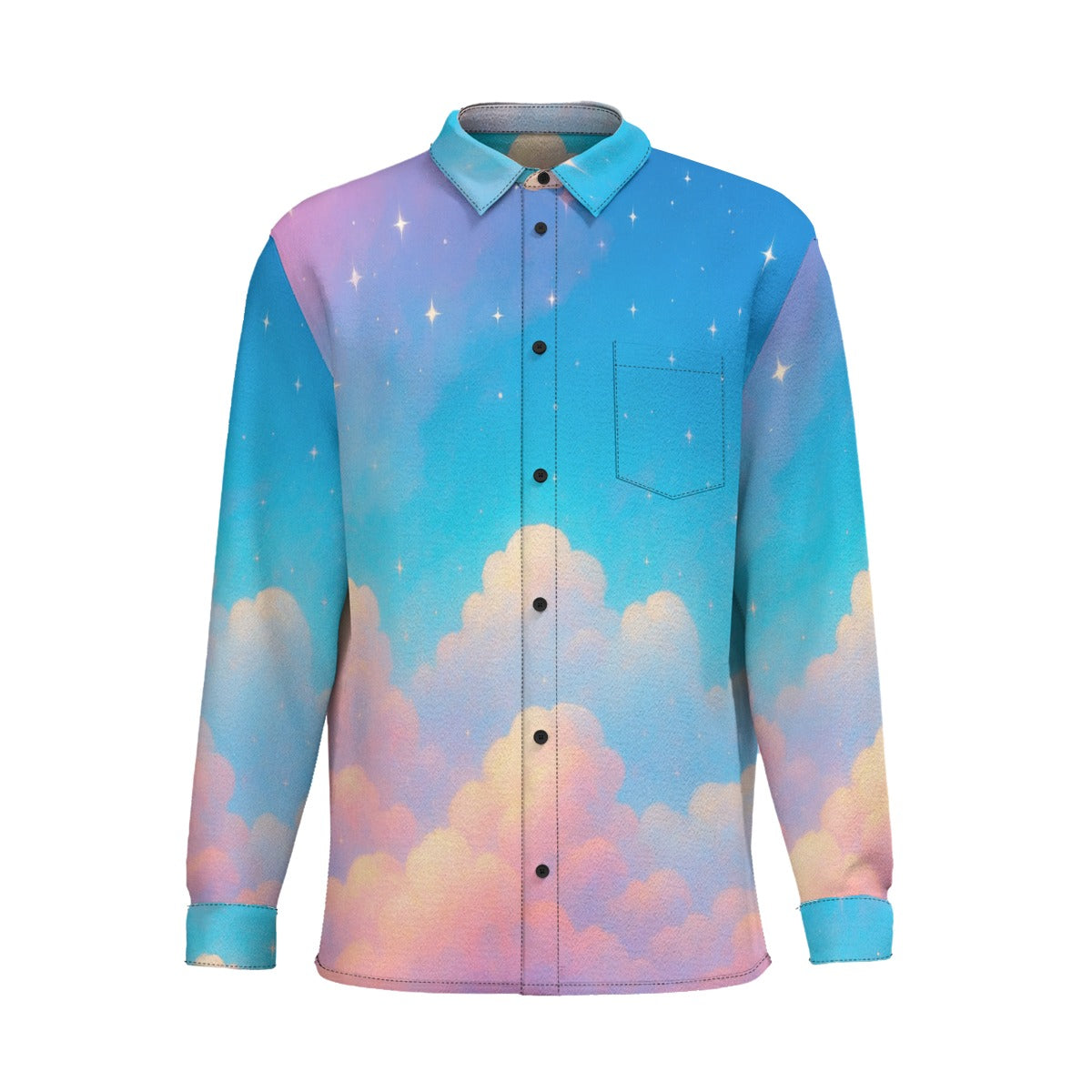 Men's Business Long Sleeve Pocket Shirt|115GSM Cotton poplin