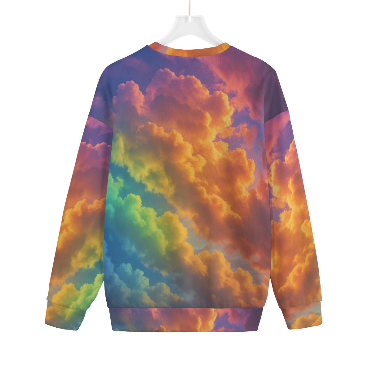 Unisex Drop-shoulder Knitted Fleece Sweater - view 2