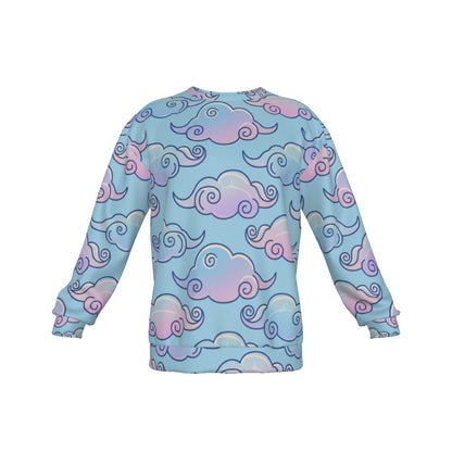 Men's Drop Shoulder Round Neck Long-Sleeved Sweatshirt