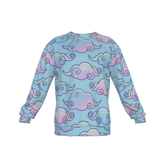 Men's Drop Shoulder Round Neck Long-Sleeved Sweatshirt