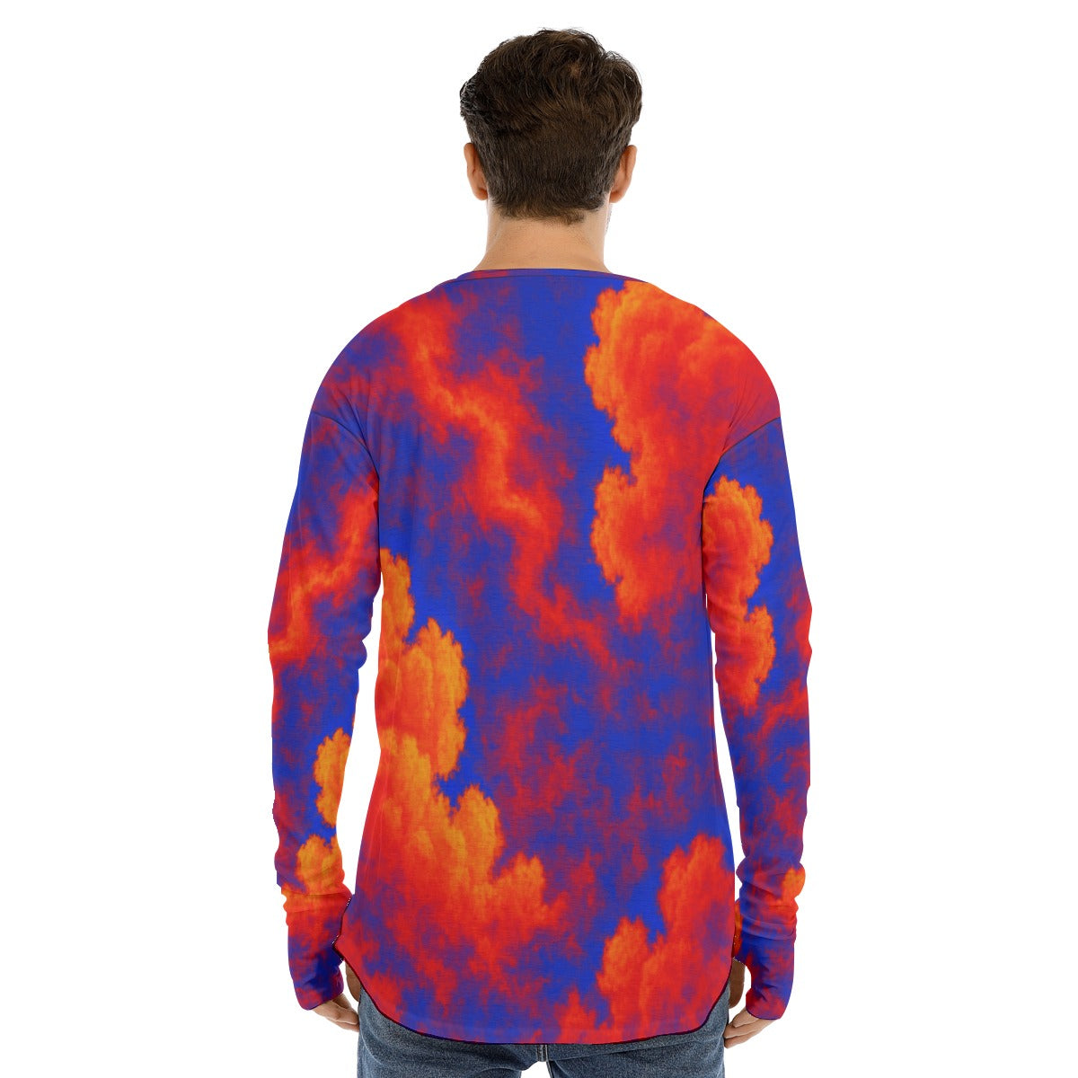 Men's Fingerless Long Sleeve T-shirt