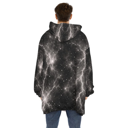 Unisex Sherpa-Fleece Hoodie Blanket - view 4