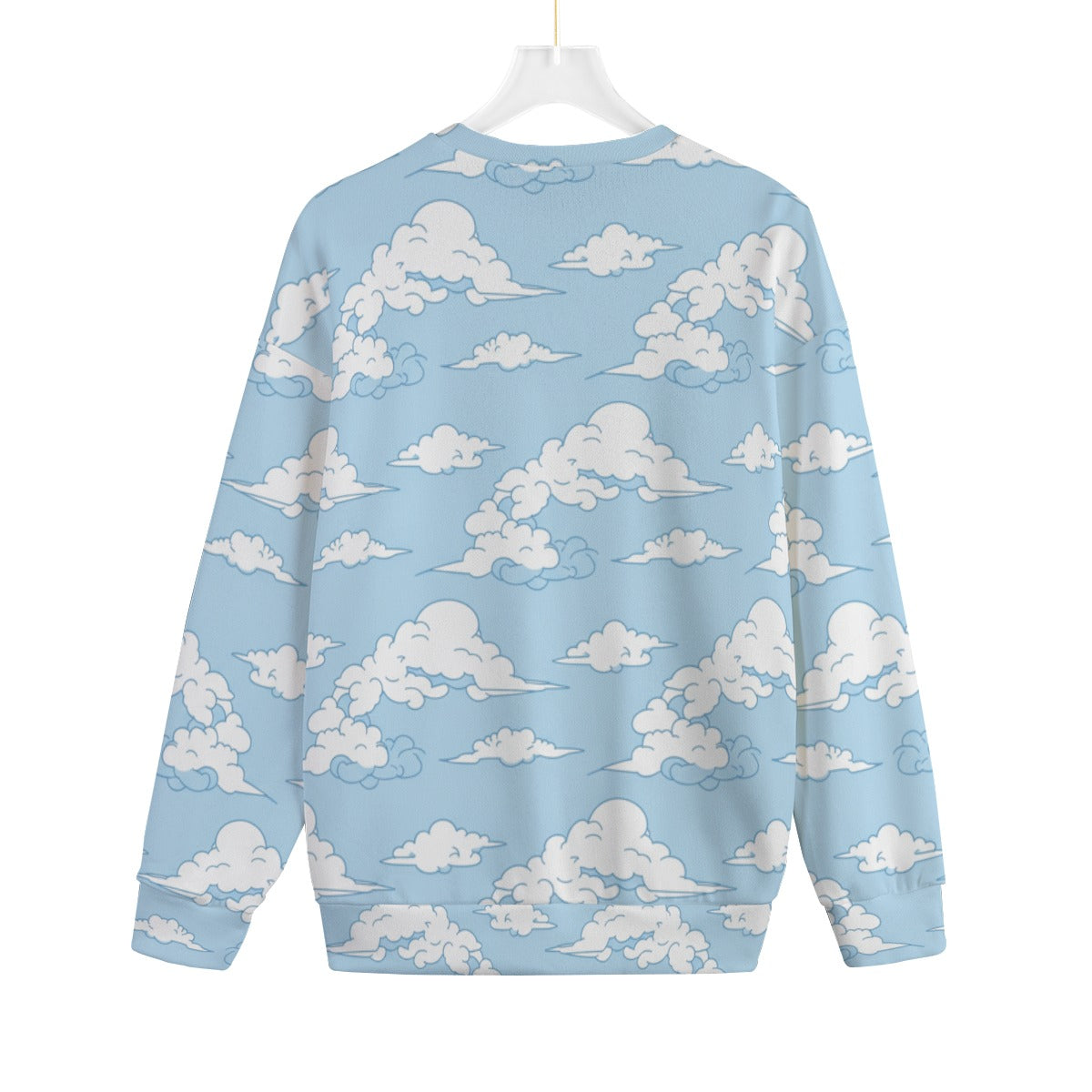 Unisex Drop-shoulder Knitted Fleece Sweater - view 2