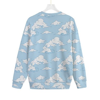 Unisex Drop-shoulder Knitted Fleece Sweater - view 2