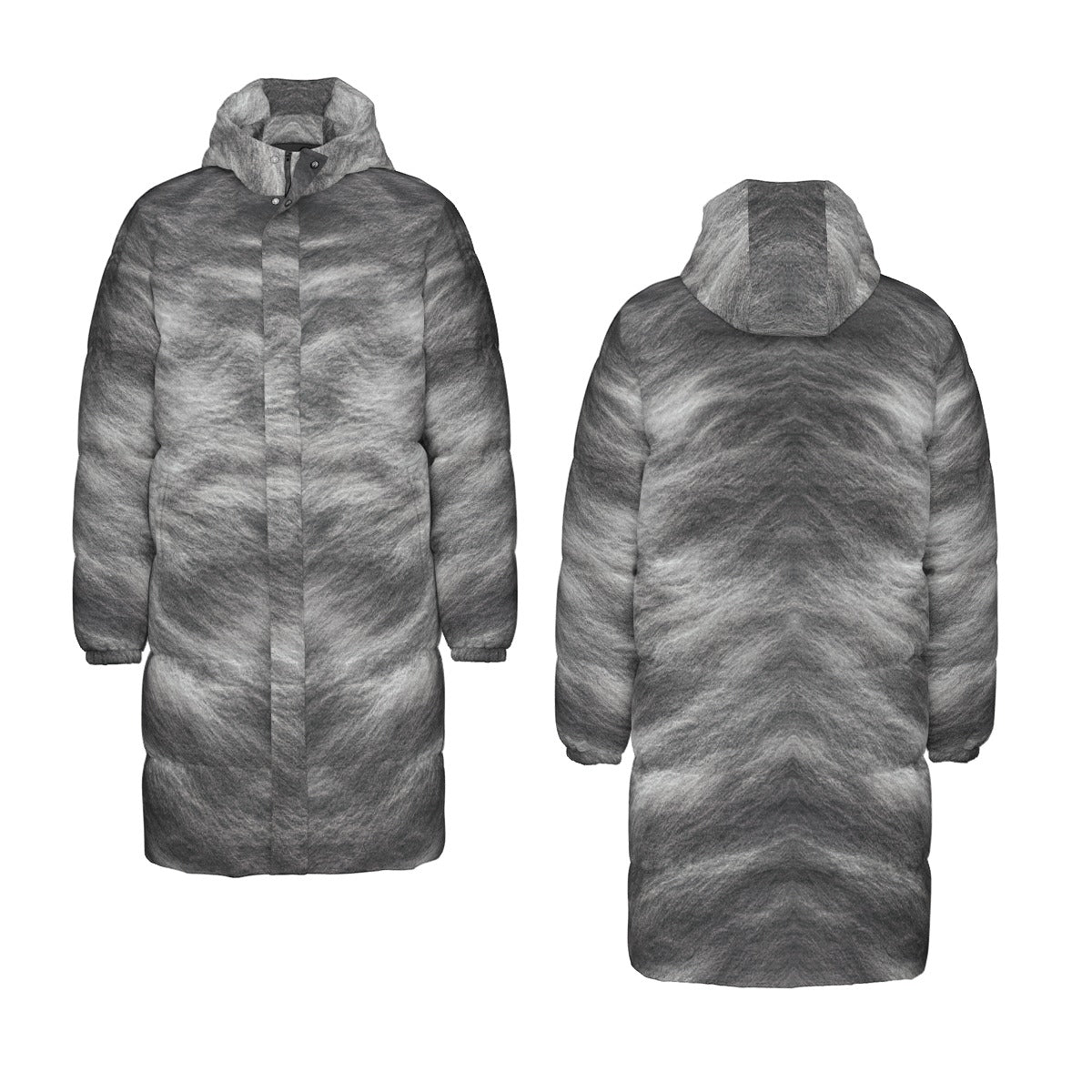 Unisex Long Down Jacket