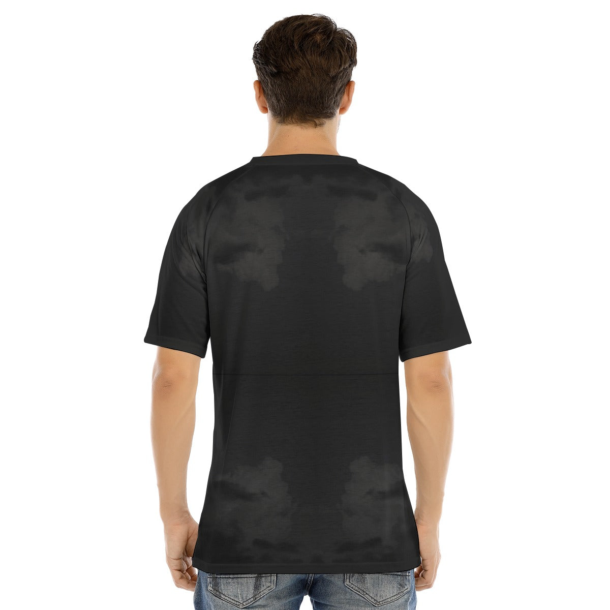 Men's Raglan Sleeve T-shirt With Button Closure