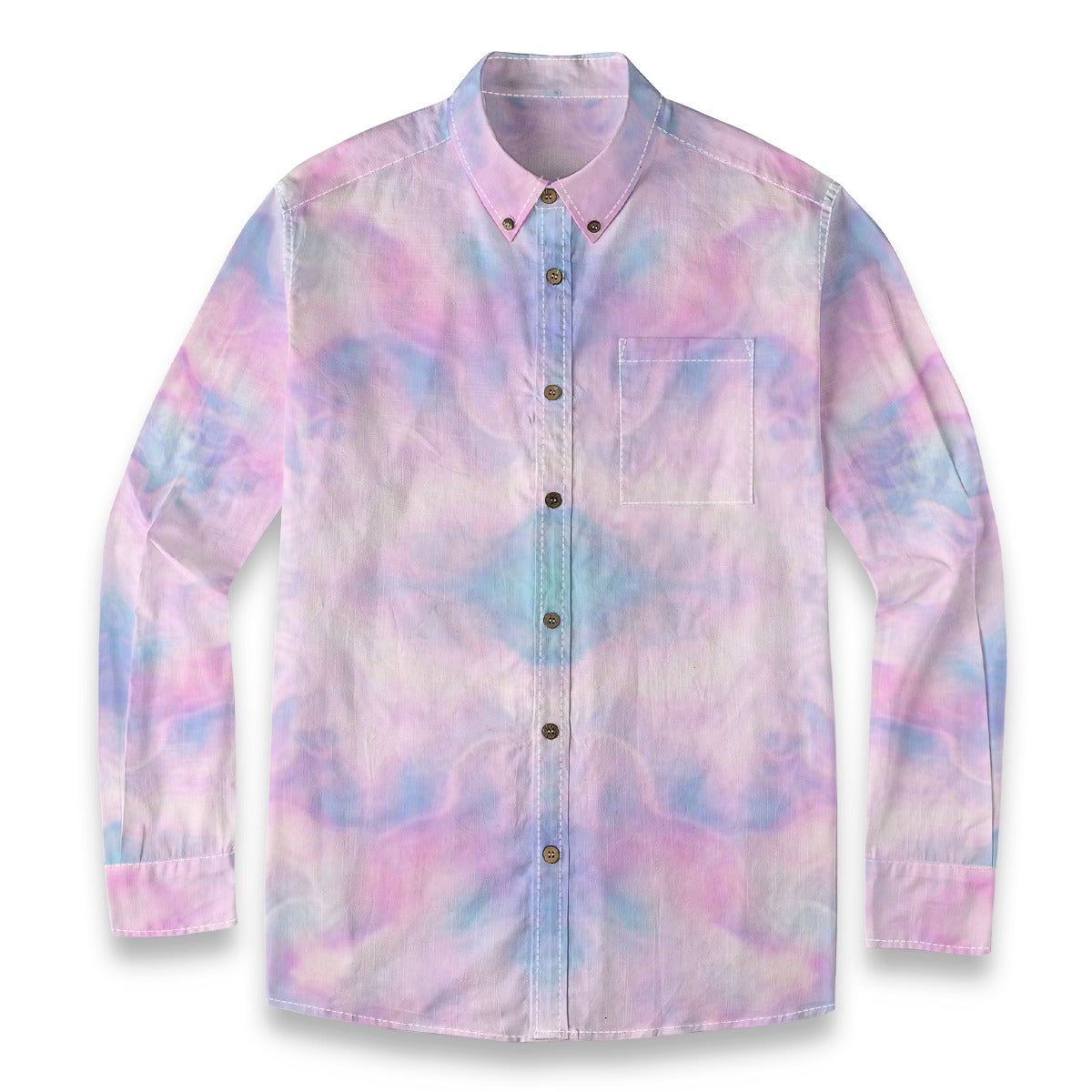 Men's Casual Lapel Long Sleeve Shirt|125GSM Cotton