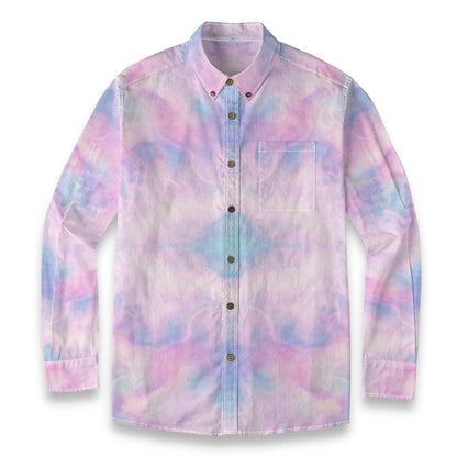Men's Casual Lapel Long Sleeve Shirt|125GSM Cotton