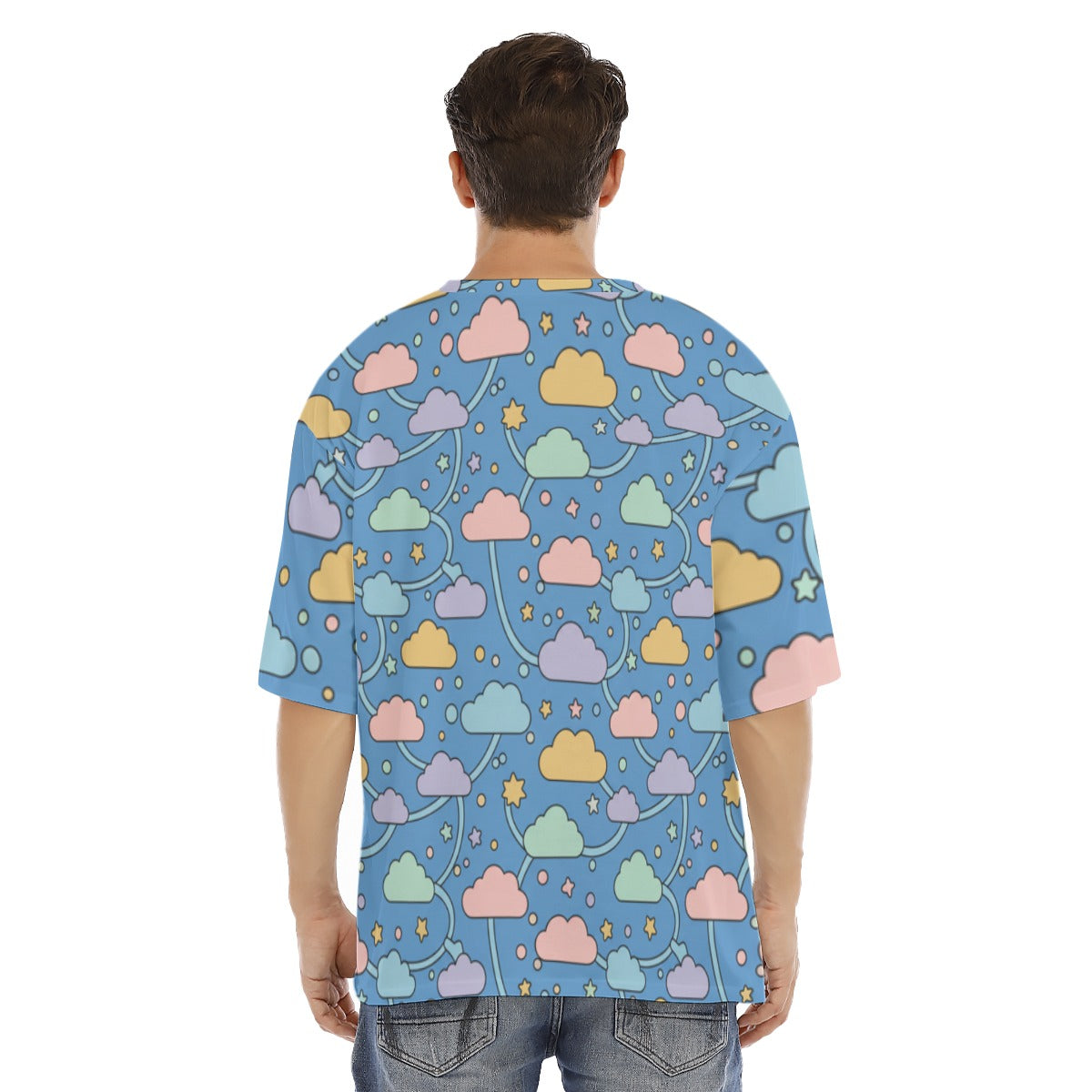 Men's Drop Shoulder T-shirt With Short Sleeve