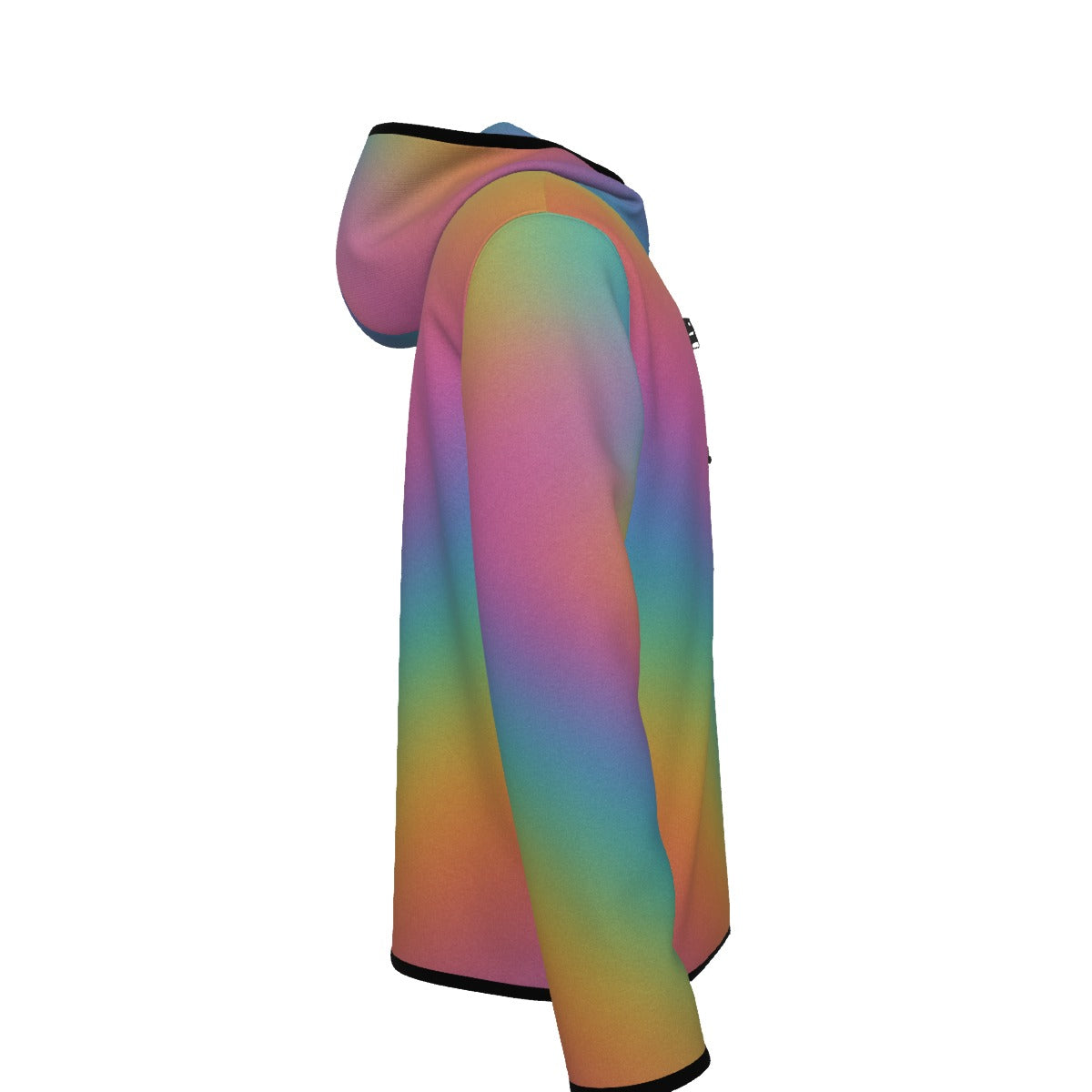 Men's Stylish Hoodie with Thumb Hole Design - view 3