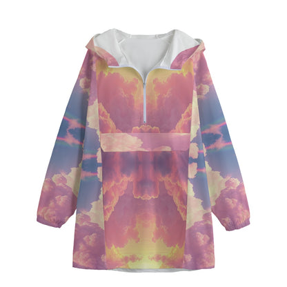 Unisex Windbreaker Long Jacket