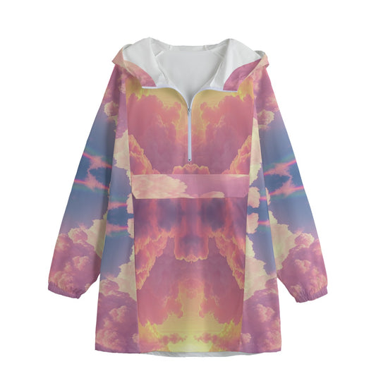 Unisex Windbreaker Long Jacket
