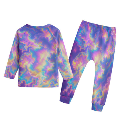 Kid's Knitted Fleece Set