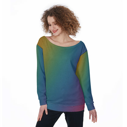 Women's Off-Shoulder Sweatshirt