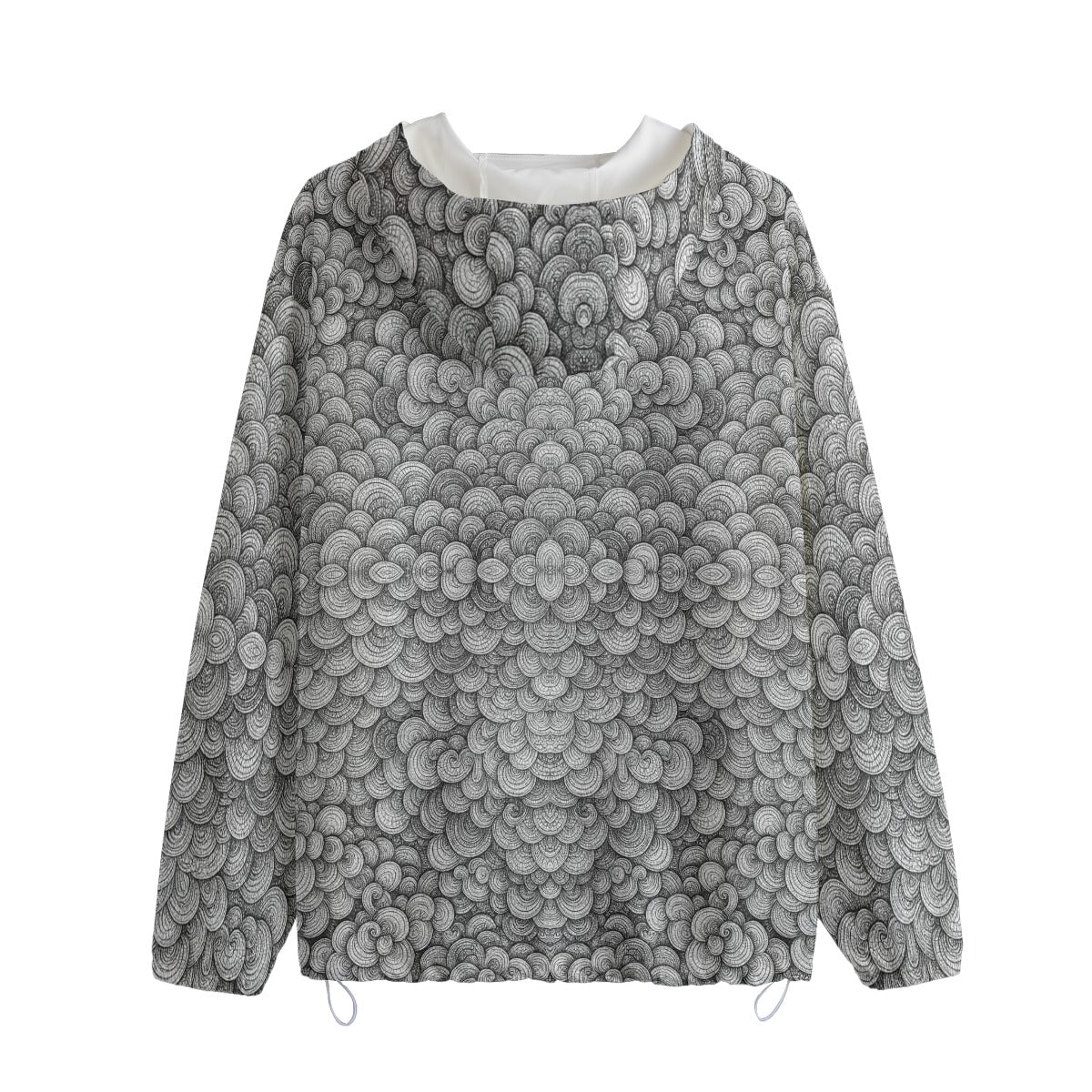 Unisex Pullover Jacket With Zipper Closure