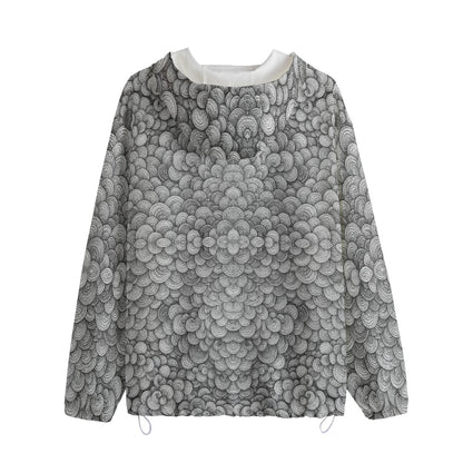 Unisex Pullover Jacket With Zipper Closure