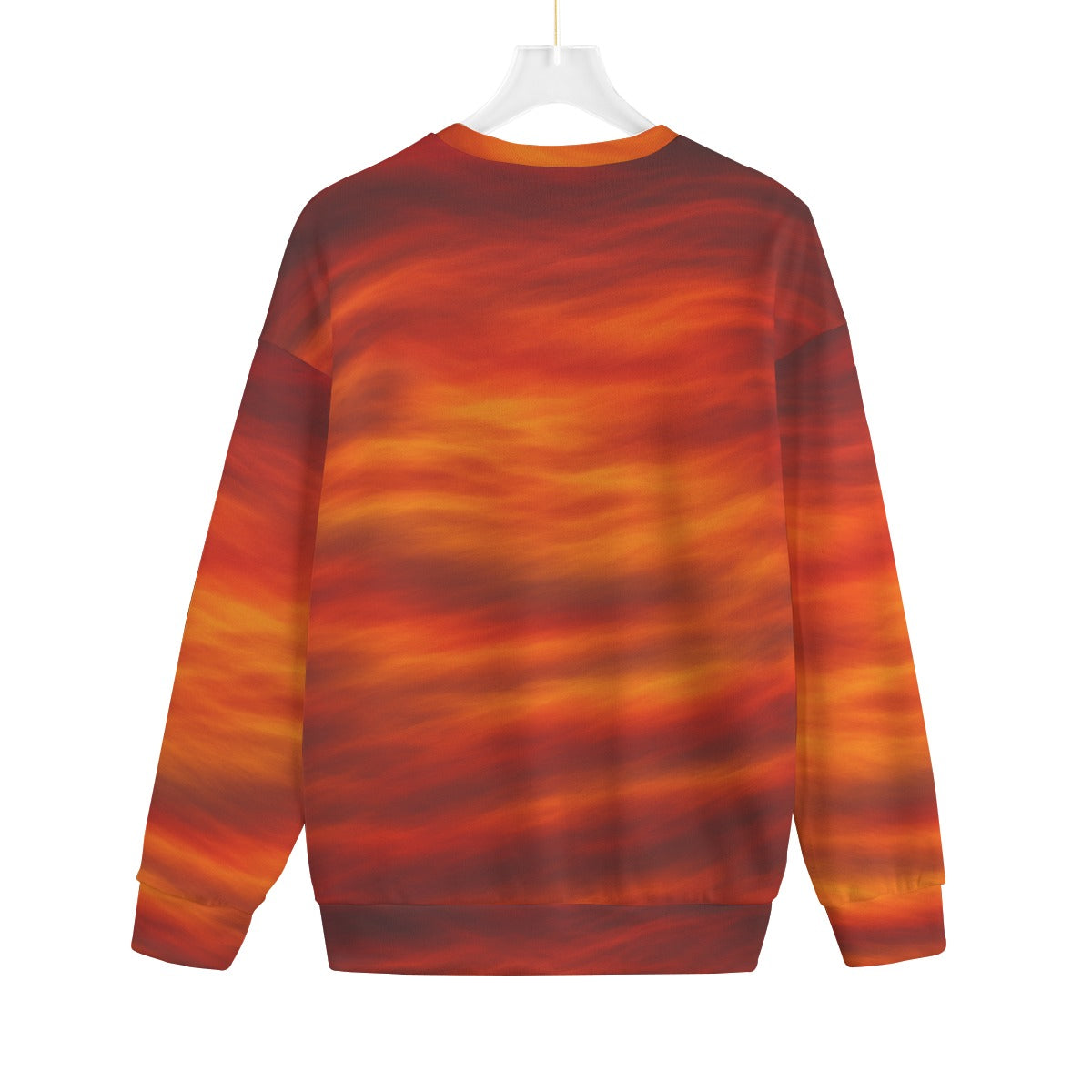 Unisex Drop-shoulder Knitted Fleece Sweater - view 2