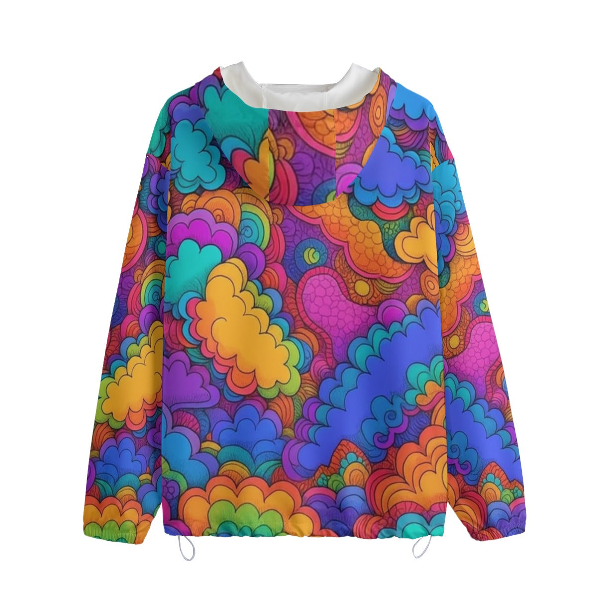 Unisex Pullover Jacket With Zipper Closure