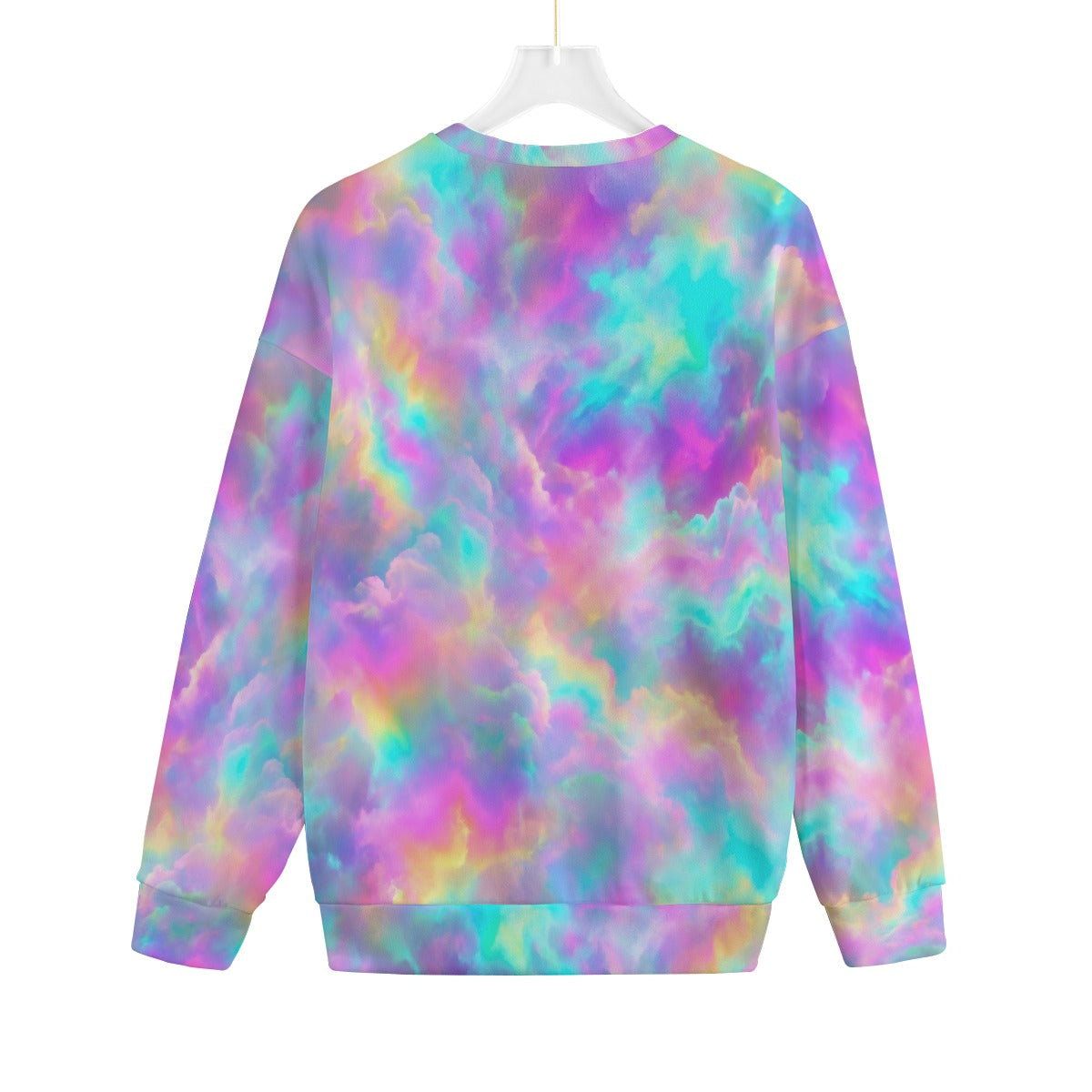 Unisex Drop-shoulder Knitted Fleece Sweater - view 2