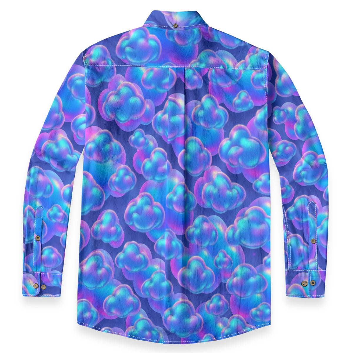 Men's Casual Lapel Long Sleeve Shirt|125GSM Cotton