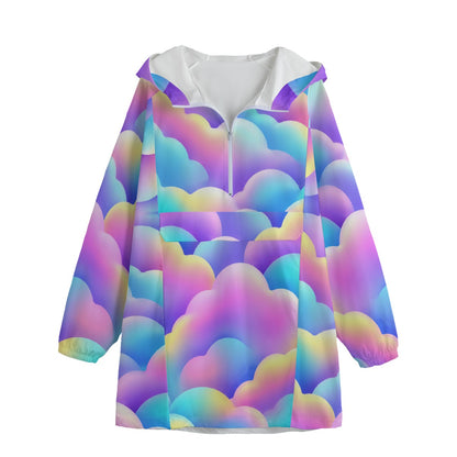 Unisex Windbreaker Long Jacket