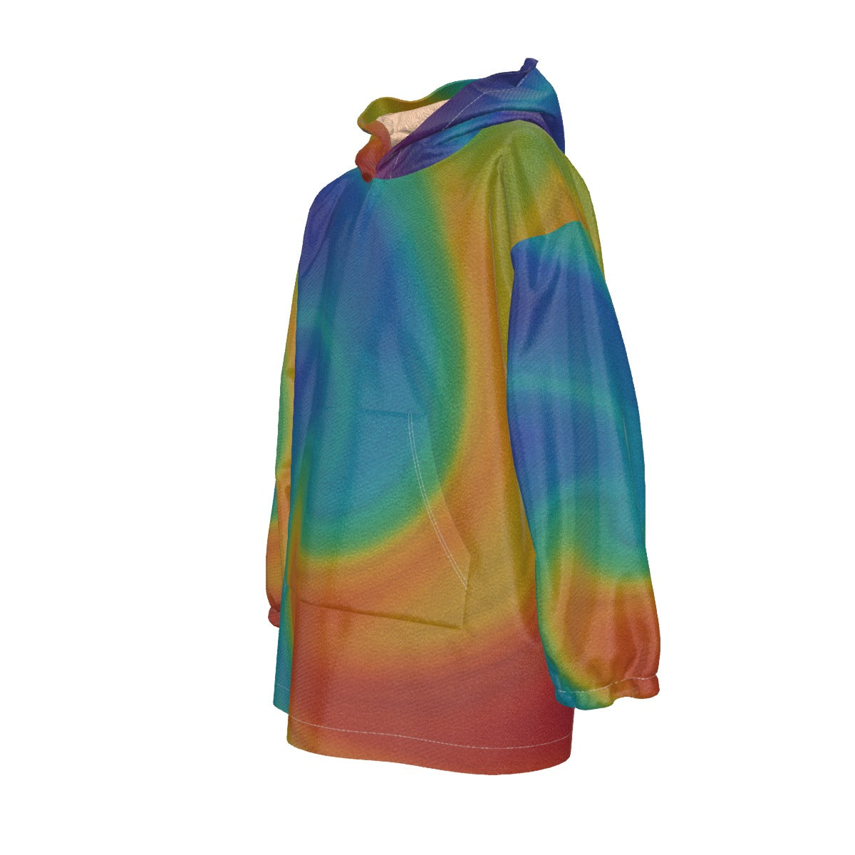 Unisex Kid's Sherpa Fleece Hoodie Blanket