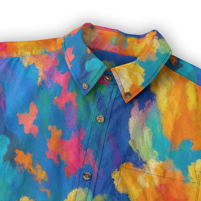 Men's Casual Lapel Long Sleeve Shirt|125GSM Cotton