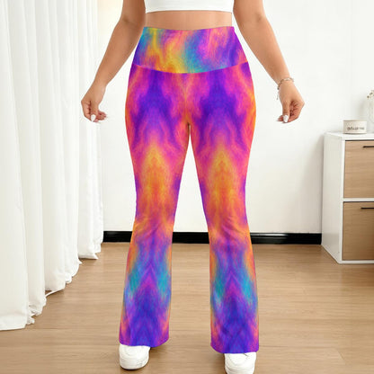 All-over print Women's Flare Yoga Pants