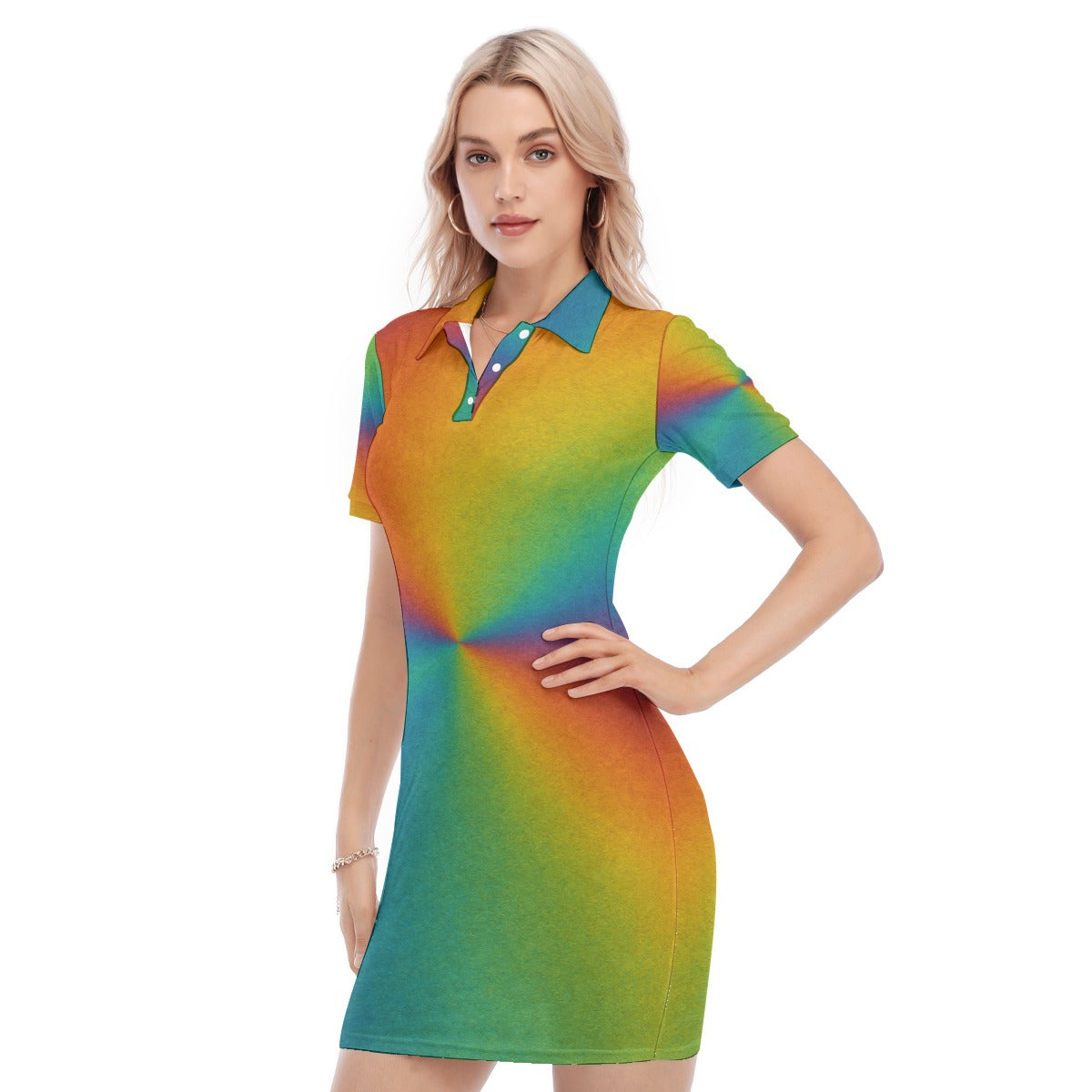 Women's Polo Collar Dress