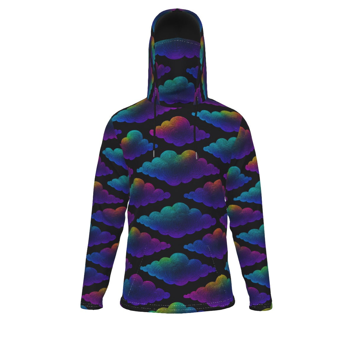 Men's Pullover Hoodie With Mask - view 1
