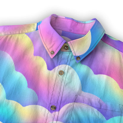 Men's Casual Lapel Long Sleeve Shirt|125GSM Cotton